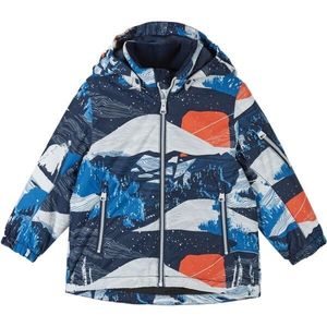 REIMA KANTO Dětská lyžařská bunda, tmavě modrá, velikost obraz