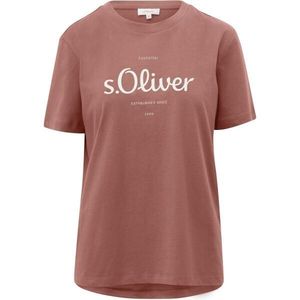 s.Oliver RL T-SHIRT Dámské tričko, hnědá, velikost obraz