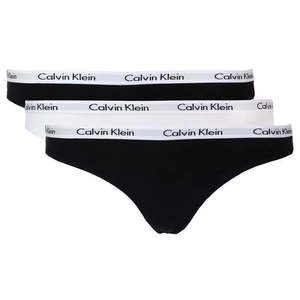 Calvin Klein 3 PACK - dámská tanga QD3587E-WZB M obraz