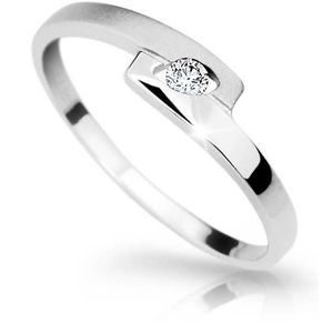Cutie Diamonds Elegantní prsten z bílého zlata s briliantem DZ6725-1284-00-X-2 50 mm obraz