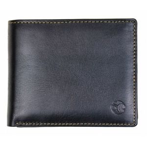 SEGALI Pánská kožená peněženka 7110 black/cognac obraz