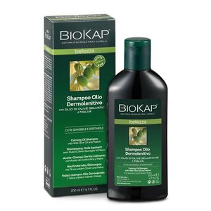 Biokap Zklidňující šampon na vlasy s olivovým olejem a slézem 200 ml obraz
