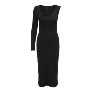 ONLY Dámské šaty ONLINA Standard Fit 15302675 Black/One Sleeve M obraz