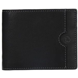 Lagen Pánská kožená peněženka blc/4124 Black obraz