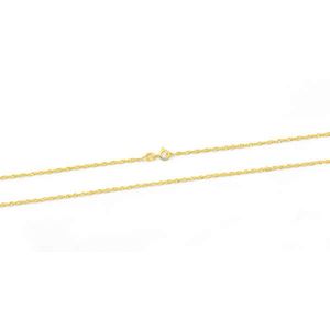 Beneto Exclusive Půvabný zlatý řetízek Lambáda AUS0006-G 42 cm obraz