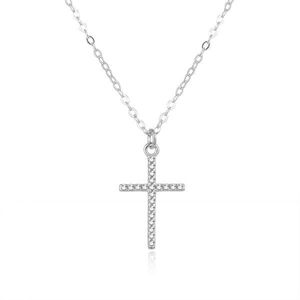 Beneto Stříbrný náhrdelník s křížkem AGS849/47 obraz