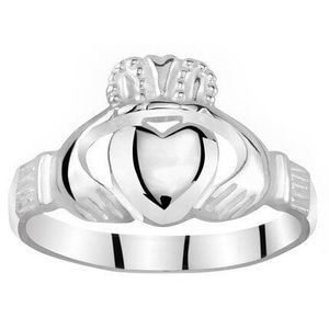 Silvego Dámský celostříbrný prsten Claddagh ZTR96391 57 mm obraz