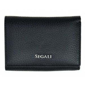 SEGALI Dámská kožená peněženka 7106 B black obraz