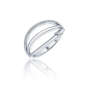 JVD Elegantní stříbrný prsten se zirkony SVLR0393XH2BI 52 mm obraz