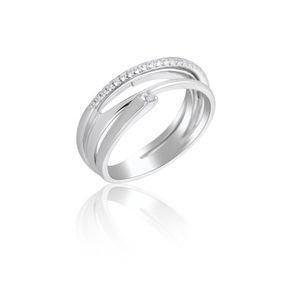 JVD Elegantní stříbrný prsten se zirkony SVLR0391XH2BI 56 mm obraz