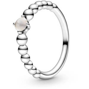 Pandora Stříbrný prsten pro ženy narozené v červnu 198867C06 50 mm obraz