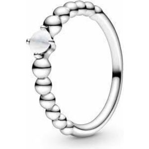 Pandora Stříbrný prsten pro ženy narozené v dubnu 198867C04 54 mm obraz