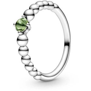 Pandora Stříbrný prsten pro ženy narozené v srpnu 198867C10 52 mm obraz