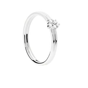 PDPAOLA Půvabný stříbrný prsten se zirkony NOVA Silver AN02-615 56 mm obraz