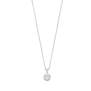 Lotus Silver Elegantní stříbrný náhrdelník s čirými zirkony LP3104-1/1 (řetízek, přívěsek) obraz