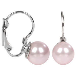 Levien Půvabné perlové náušnice Pearl Rosaline obraz