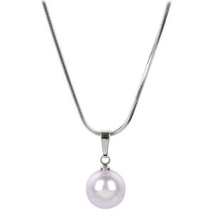 Levien Půvabný náhrdelník s perličkou Pearl Lavender obraz
