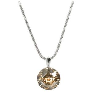 Levien Stříbrný náhrdelník Dentelle Crystal Golden Shadow obraz