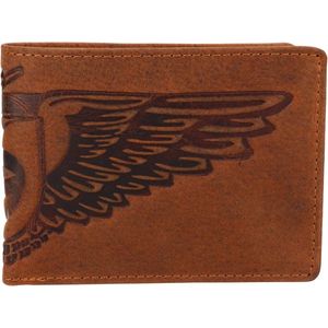 Lagen Pánská kožená peněženka 66-6403 TAN-OLD EAGLE obraz