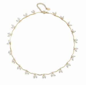 Oliver Weber Krásný pozlacený náhrdelník s perličkami Kurozome Silky Pearls 12312G obraz