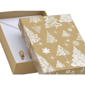 JK Box Vánoční dárková papírová krabička KX-8/AG obraz