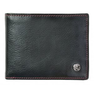 SEGALI Pánská kožená peněženka 907 114 026 black/red obraz
