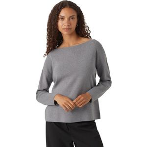 Vero Moda Dámský svetr VMNANCY 10291712 Medium Grey Melange S obraz