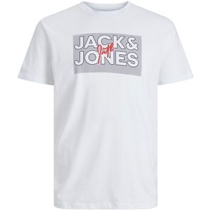 Jack&Jones Pánské triko JJMARIUS Regular Fit 12235210 White M obraz