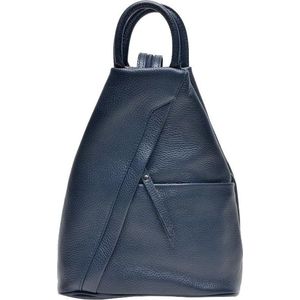 Carla Ferreri Dámský kožený batoh CF1625 Blu obraz