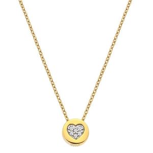 Hot Diamonds Pozlacený náhrdelník s diamantem a topazy Jac Jossa Soul DP918(řetízek, přívěsek) obraz