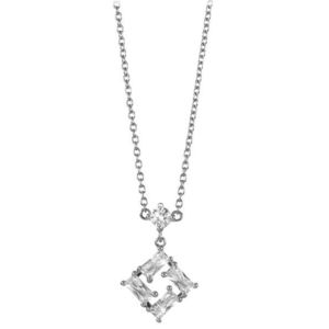 Silver Cat Zářivý stříbrný náhrdelník s kubickými zirkony SC334-041655501 obraz