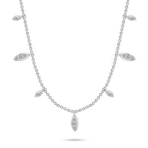 Brilio Silver Módní stříbrný náhrdelník s přívěsky NCL116W obraz