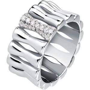 Morellato Moderní prsten z recyklovaného stříbra Essenza SAWA20 52 mm obraz