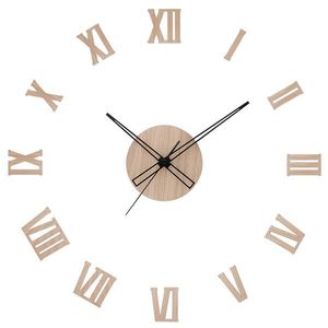 Prim Dřevěné designové hodiny světle hnědé PRIM Romulus E07P.4338.51 obraz