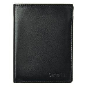 SEGALI Pánská kožená peněženka 7476 black obraz