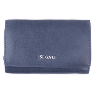 SEGALI Dámská kožená peněženka 7074 S indigo obraz