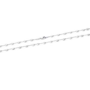 Beneto Módní stříbrný balónkový náhrdelník AGS1148 45 cm obraz