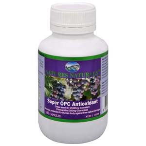 Australian Remedy Super OPC Antioxidant výtažek z hroznových zrnek 100 kapslí obraz