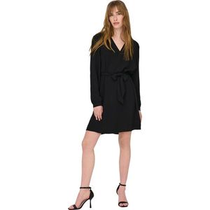 Jacqueline de Yong Dámské šaty JDYDIVYA Regular Fit 15300554 Black M obraz