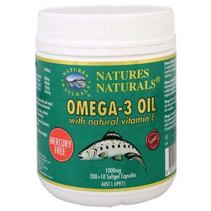 Australian Remedy Omega-3 1000 mg rybí olej 200 + 10 kapslí obraz