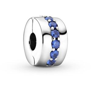 Pandora Stříbrný klip s modrými krystaly Moments 791972C01 obraz