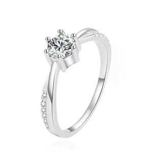 Beneto Krásný stříbrný prsten s čirými zirkony AGG304L 54 mm obraz