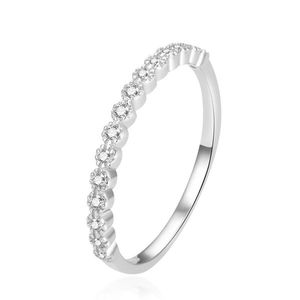 Beneto Jemný stříbrný prsten se zirkony AGG362 56 mm obraz