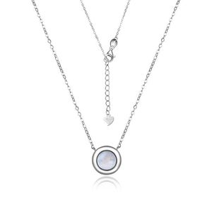 MOISS Elegantní stříbrný náhrdelník s perletí N0000522 obraz