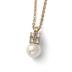 Oliver Weber Nádherný pozlacený náhrdelník s perlou Again 12266G obraz