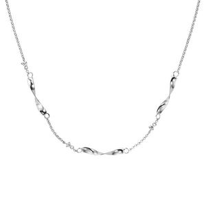 Engelsrufer Elegantní stříbrný náhrdelník s kubickou zirkonií Twist ERN-TWIST-ZI obraz