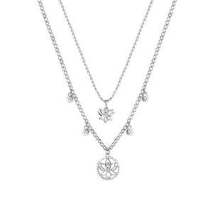 Brosway Půvabný ocelový náhrdelník Lotosový květ Chakra BHKN064 obraz