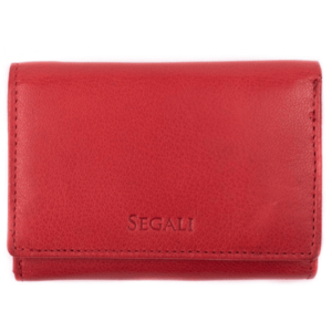 SEGALI Dámská kožená peněženka 7106 BS red obraz