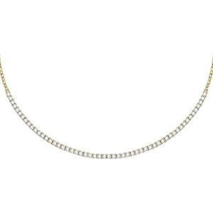 Morellato Luxusní pozlacený náhrdelník s čirými zirkony Scintille SAQF24 obraz