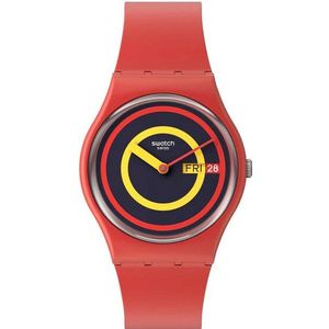 Swatch Concentric Red SO28R702 obraz